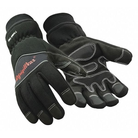 Cold Protection Gloves, Neoprene and Spandex Back with Synthetic Leather Palm, Polypropylene Lining MPN:0283RBLKMED