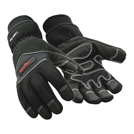 Cold Protection Gloves, Neoprene and Spandex Back with Synthetic Leather Palm, Polypropylene Lining MPN:0283RBLKSML