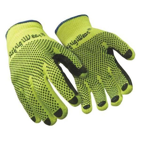 Hi-Vis Cold Protection Gloves, Acrylic Loop Terry Palm, Lime, L MPN:0310VHVLLAR