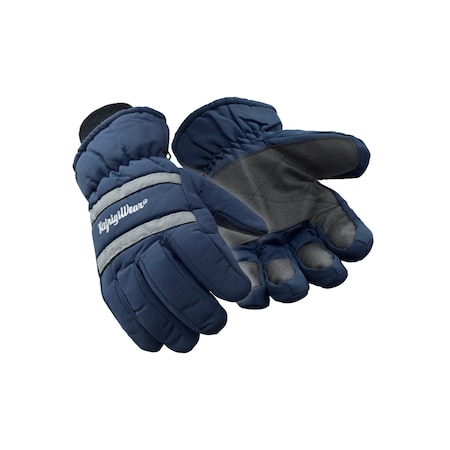 Cold Protection Gloves, Nylon Taslon Palm, Brushed Tricot Lining, Navy, XL MPN:0318RNAVXLG