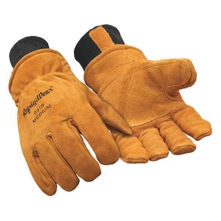 Cold Protection Gloves, Split Cowhide Leather Palm, Safety Cuff, Tan, 1 PR MPN:0319RGLDLAR