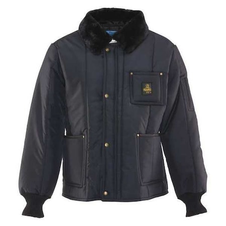 Men's Polar Jacket, Nylon, Zipper, Navy, 4Xl MPN:0322RNAV4XL