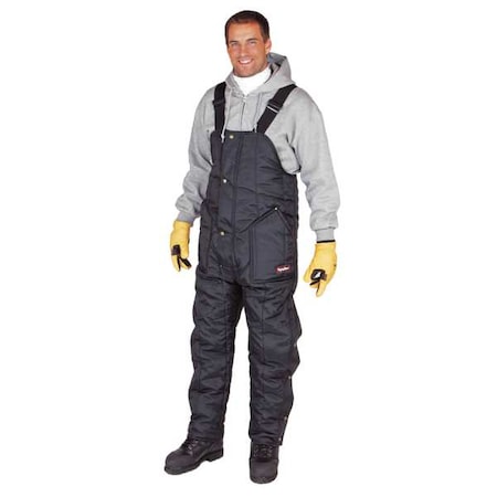 0385 Insulated Bib Overalls, Nylon, 6 oz Fabric Weight, 29 1/2 in Inseam, Navy, S MPN:0385RNAVSML