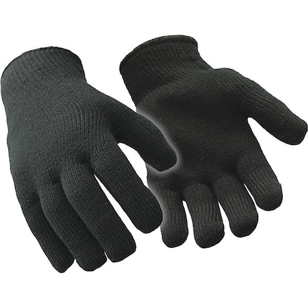 Cold Protection Glove Liners, Acrylic Loop Terry Palm, Black, S/M MPN:0401RBLKSMD