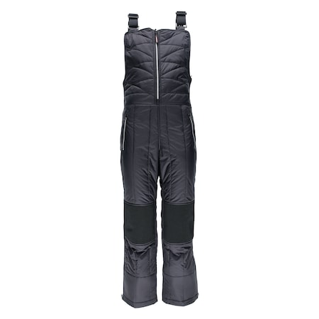 Women's Bib Overalls, Quilted Ripstop, Black, 3XL MPN:0425RBLK3XL
