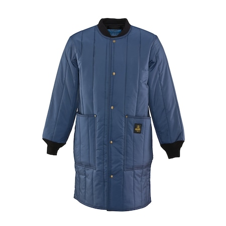 Insulated Frock Liner, Nylon, Snap Front, Navy, 5XL MPN:0534RNAV5XL