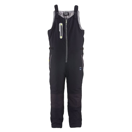 Extreme Softshell Bib Overalls, 100% Polyester, Black, XXL MPN:0795RBLK2XL