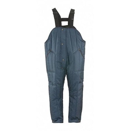 0985 Bib Overalls, Polyester, 6 oz Fabric Weight, 30 1/2 in Inseam, Navy, L MPN:0985RNAVLAR