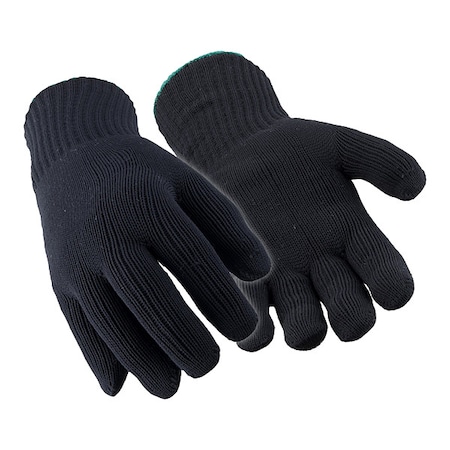 Dual Knit Glove, Acrylic, Black, L/XL, 1 PR MPN:2030RBLKLXL