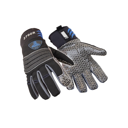 Cold Protection Gloves, Synthetic Leather w/Silicone Grip Palm, Black, XL MPN:2790RBLKXLG