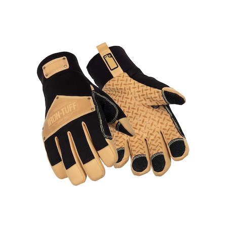 Cold Protection Gloves, Synthetic Leather w/Silicone Grip Palm, Tricot Lining, Black, XL MPN:2860RGBKXLG
