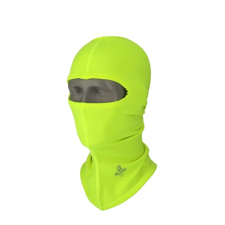 Flex-Wear Open Hole Mask, 92% Polyester/8% Spandex, Lime, One Size MPN:6047RHVLOSA