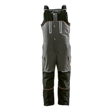 Polarforce Bib Overalls, Polyester, Black/Charcoal, L MPN:7140RBCHLAR
