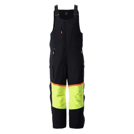 7300 92% Polyester/ 8% Spandex, 120 g Fabric Weight, 30 1/2 in Inseam, Black/Lime, L MPN:7300RBLMLAR