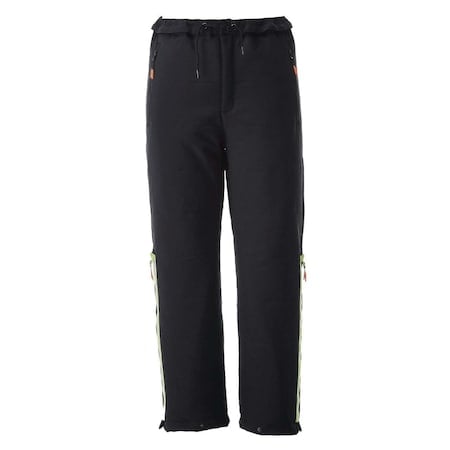 Men's Insulated Quilted Pants, 2XL, Black, Polyester Spandex MPN:7310RBLK2XL