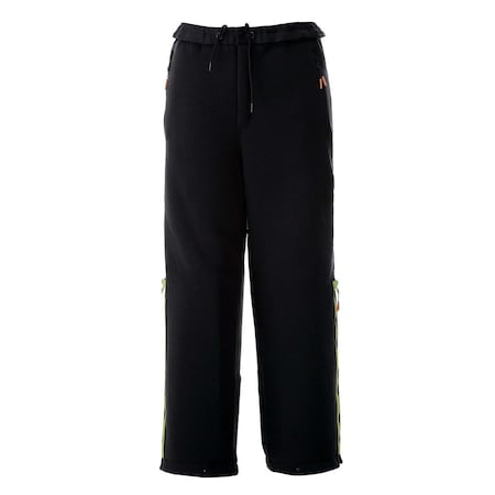 Men's Fleece Pants, 2XL, Black, Polyester Bonded Fleece MPN:7320RBLK2XL