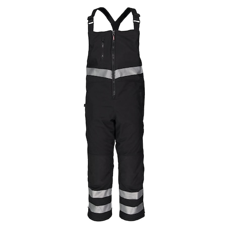 ChillShield Bib Overalls, Polyester, Black, XL MPN:7495RBLKXLGL2