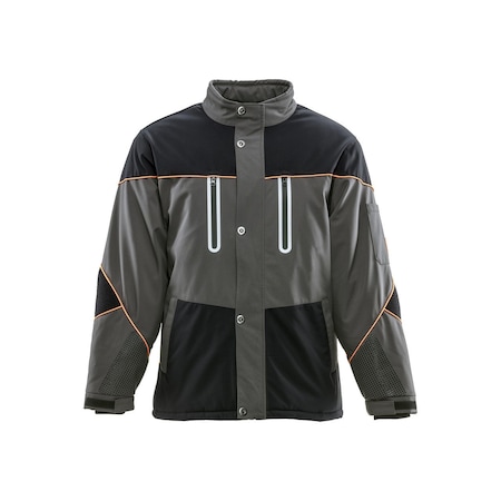 Men's Jacket, Polyester, Polyester Mesh Cover, Black, L MPN:8140RBLMLAR
