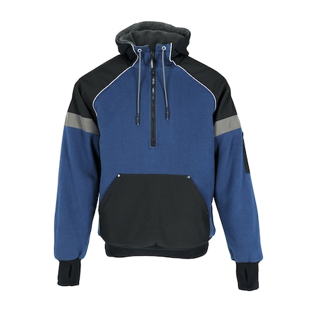 Frostline Hooded Sweatshirt Navy/Black 3XL MPN:8420RNBK3XL