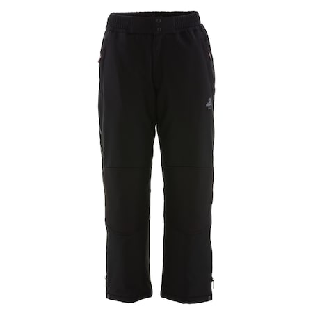 Men's Insulated Softshell Pants, M, Black, Polyester MPN:9440RBLKMED