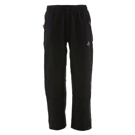 Men's Softshell Pants, 3XL, Black, Polyester MPN:9441RBLK3XL