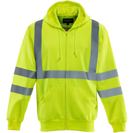 RefrigiWear Sweatshirt Hi-Vis Lime 3XL 0484RHVL3XLL2