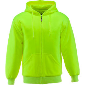 RefrigiWear® Insulated Quilted Sweatshirt Lime 15° Comfort Rating Small 0488RHVLSML 0488RHVLSML
