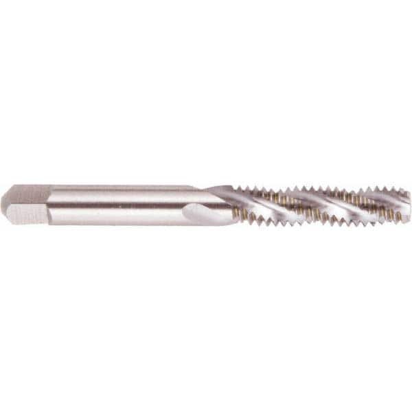 Spiral Flute Tap:  UNC,  3 Flute,  Bottoming,  3B Class of Fit,  High-Speed Steel,  Bright/Uncoated Finish MPN:008399AS