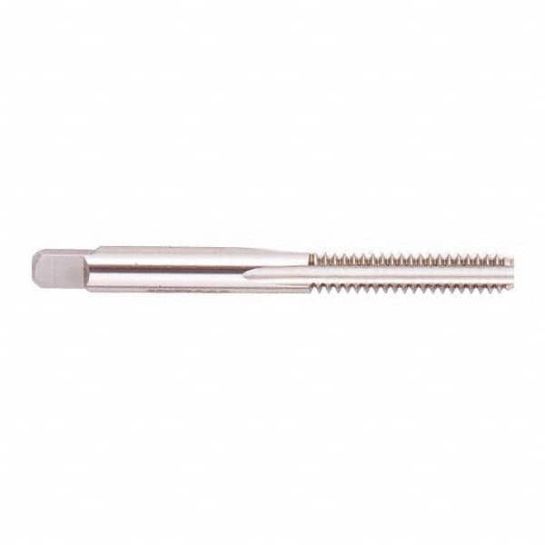 Straight Flutes Tap: #6-48, UNS, 3 Flutes, Bottoming, High Speed Steel, Bright/Uncoated MPN:011186AS