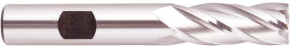 Square End Mill: 5/32'' Dia, 1/2'' LOC, 3/8'' Shank Dia, 2-3/8'' OAL, 4 Flutes, High Speed Steel MPN:050199AM