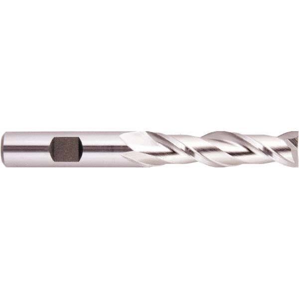 Square End Mill: 3/4'' Dia, 2-1/4'' LOC, 3/4'' Shank Dia, 4-1/2'' OAL, 2 Flutes, High Speed Steel MPN:053006AM