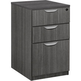 Regency Legacy Deskside Box Box File Cabinet Ash Grey LPDBBF22AG