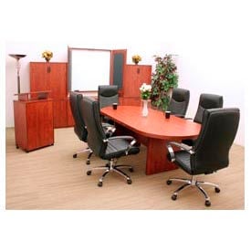 Regency Conference Table - Racetrack 120 x 47 - Cherry - Legacy Series LCTRT12047CH
