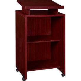 Regency Mobile Podium / Lectern in Mahogany Finish LLC44MH