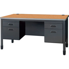 Regency Mesa Double Pedestal Teacher's Office Desk 60