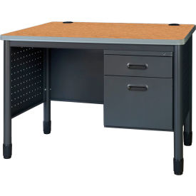 Regency Mesa Single Pedestal Teacher's Office Desk 48