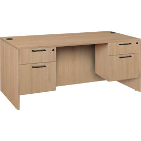 Regency Legacy Office Desk with Double Pedestal Drawer Unit 66