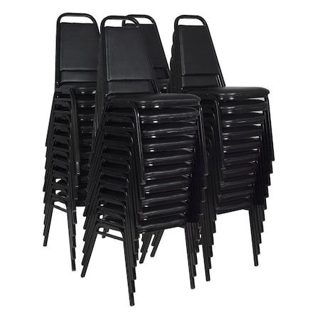 Dining Cushioned Restaurant Stackable Chair (40 pack)- Black MPN:8029BK40PK