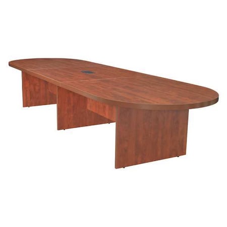 Race Track Legacy Modular Conference Tables, 144 W, 52 L, 29 H, Wood Top, Cherry MPN:LCTRT14452CH