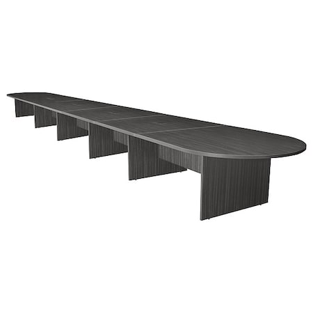 Regency Legacy 24 ft Racetrack Laminate Conference Table with 4 Charging Ports- Ash Grey MPN:LCTRT28852AG