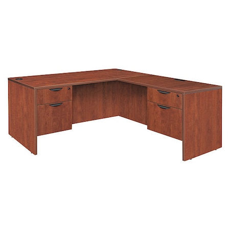 Pedestal Desk L-Shape Desk, 82
