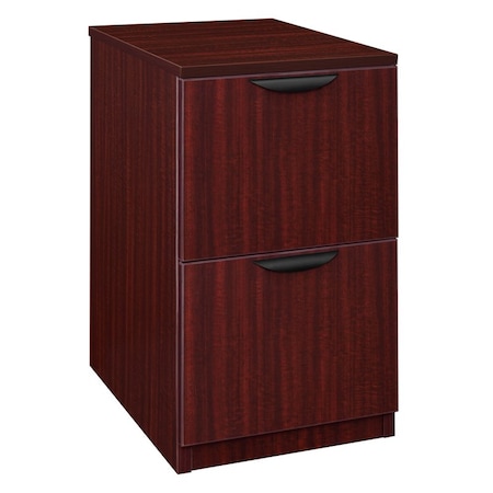 Legacy 2 Drawer Wood File Cabinet- Mahogany MPN:LPDFF22MH