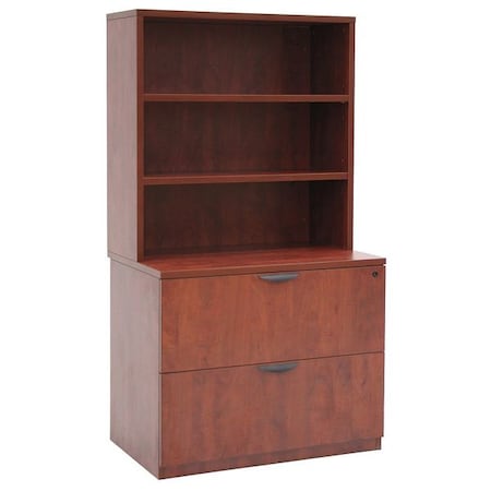 Regency Legacy Lateral File with Open Hutch- Cherry MPN:LPLFH3665CH