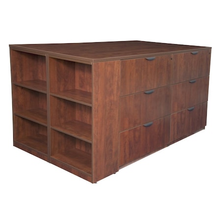 StandUp LatFileStorage CabDesk, Bookcase, Cherry, Letter/Legal MPN:LS2LFSCSD8546CH