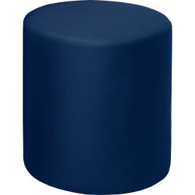 Regency® Logan Round Stool Ottoman Naval Blue N6262NB