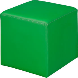 Regency® Jean Square Stool Ottoman Envy Green N6263EG