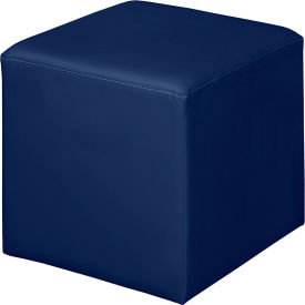 Regency® Jean Square Stool Ottoman Naval Blue N6263NB