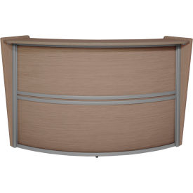 Regency Marque Single Unit Reception Curved Desk Workstation 72