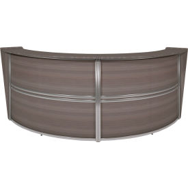 Regency Marque Double Unit Reception Curved Desk Workstation 124-1/2
