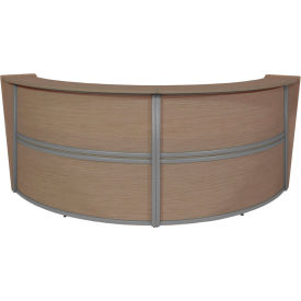 Regency Marque Double Unit Reception Curved Desk Workstation 124-1/2